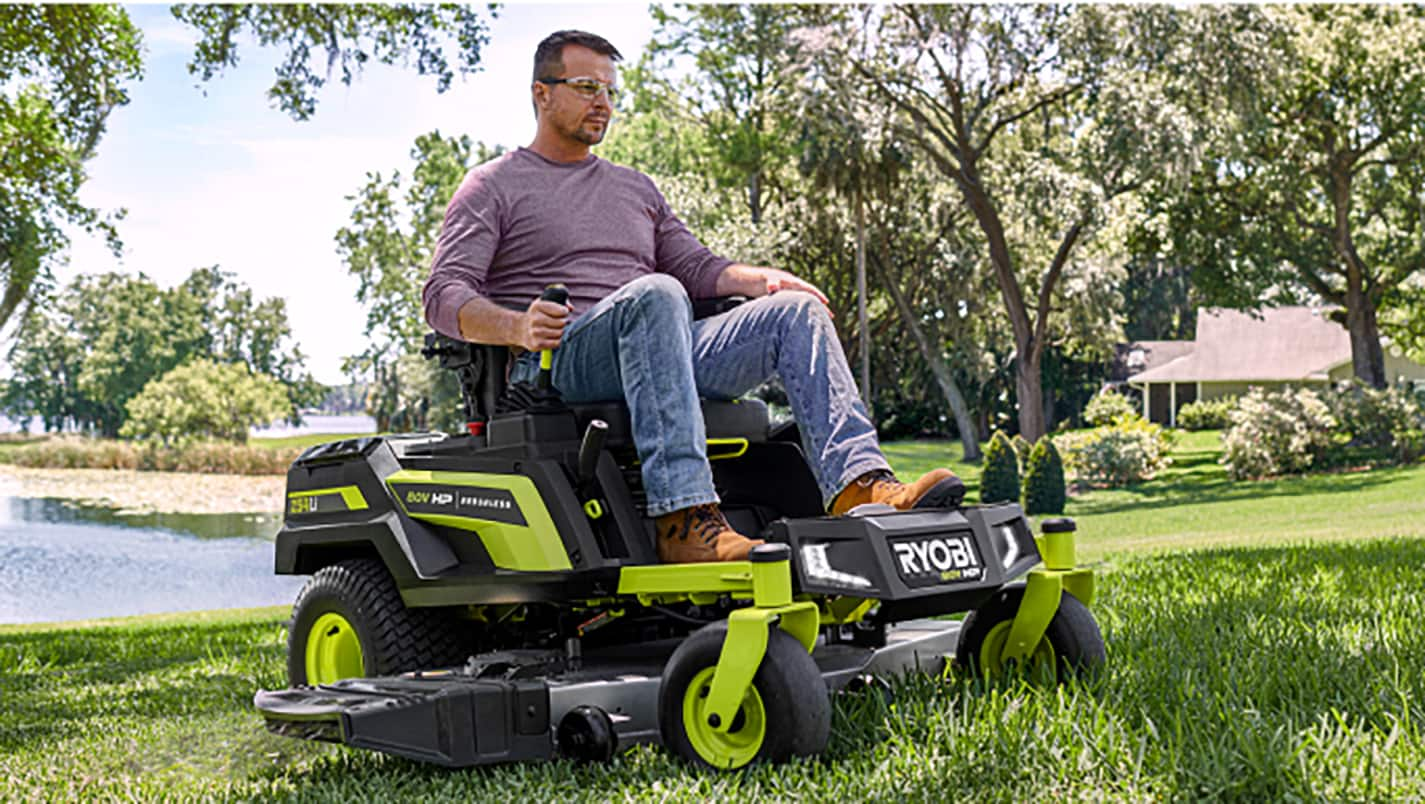 Small riding lawn online mowers at home depot